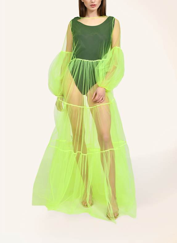Helene Galwas Netzkleid ALENA NEONGELB