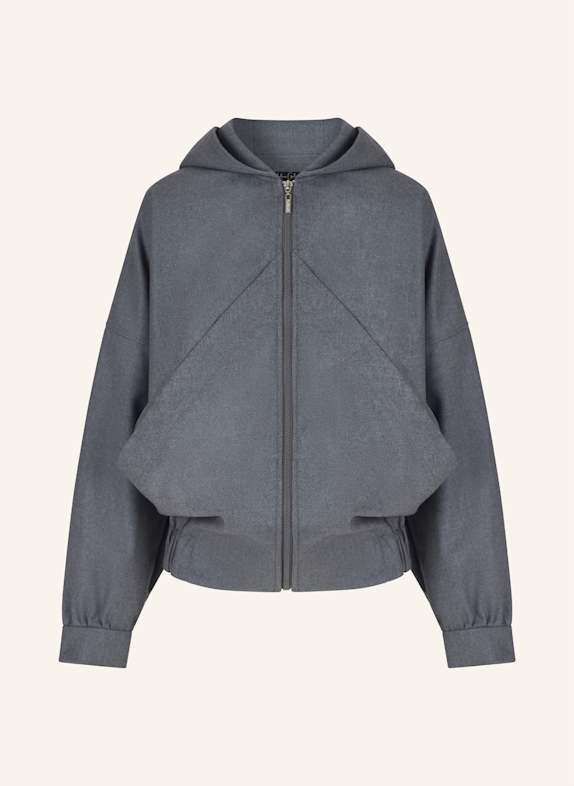 Helene Galwas Blouson Jacke mit Kapuze LUNA GRAU