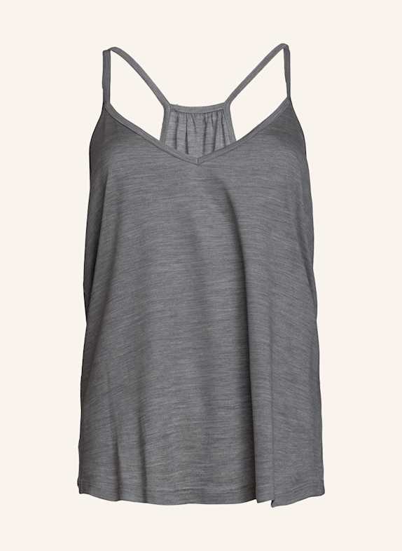 Helene Galwas Tragertop aus Seidenjersey ILARIA GRAU