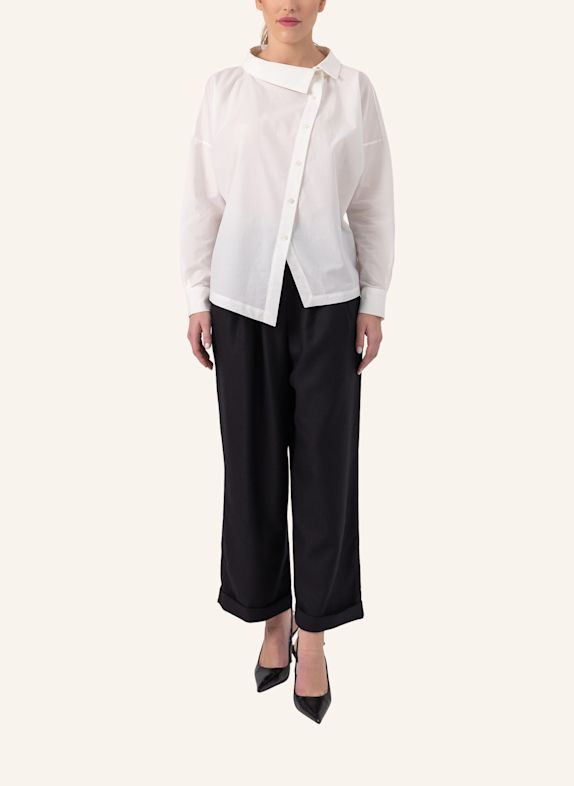 Helene Galwas Lockere Bluse mit Stehkragen JACKIE WEISS