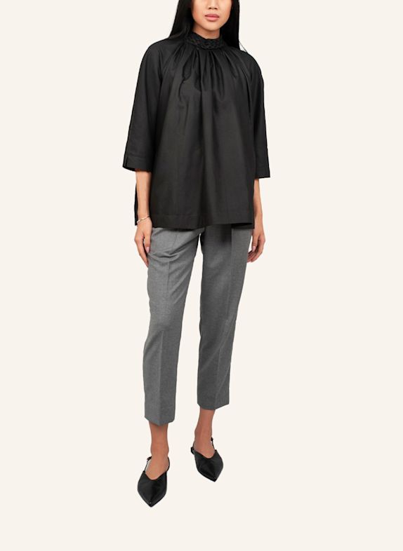 Helene Galwas Bluse aus Baumwolle EMILY SCHWARZ