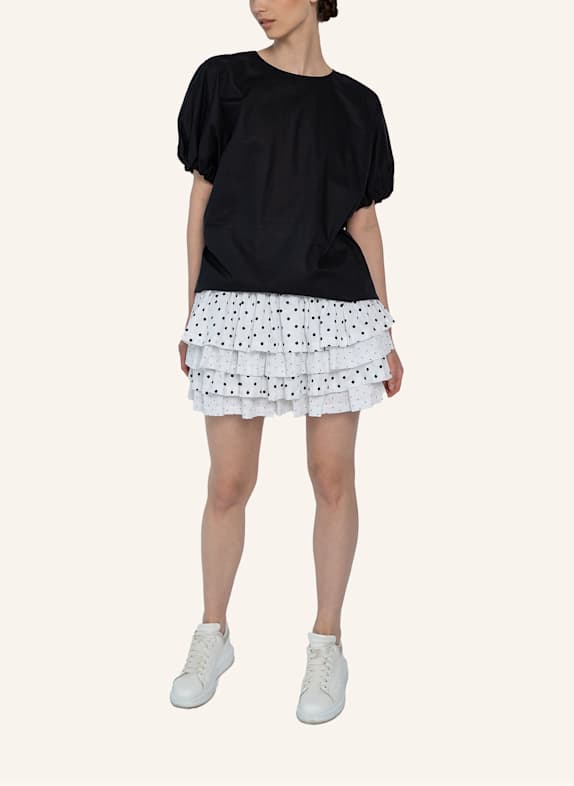 Helene Galwas Basic Bluse aus Baumwolle GIO SCHWARZ