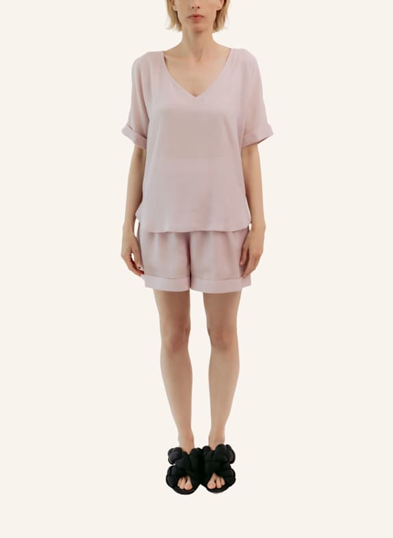 Helene Galwas T-Shirt aus Viskose DOLORES ROSÉ