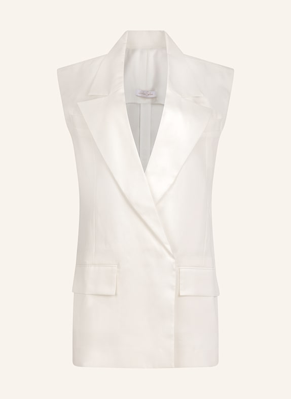 Helene Galwas Oversized-Weste aus festem Lyocell IVY WEISS