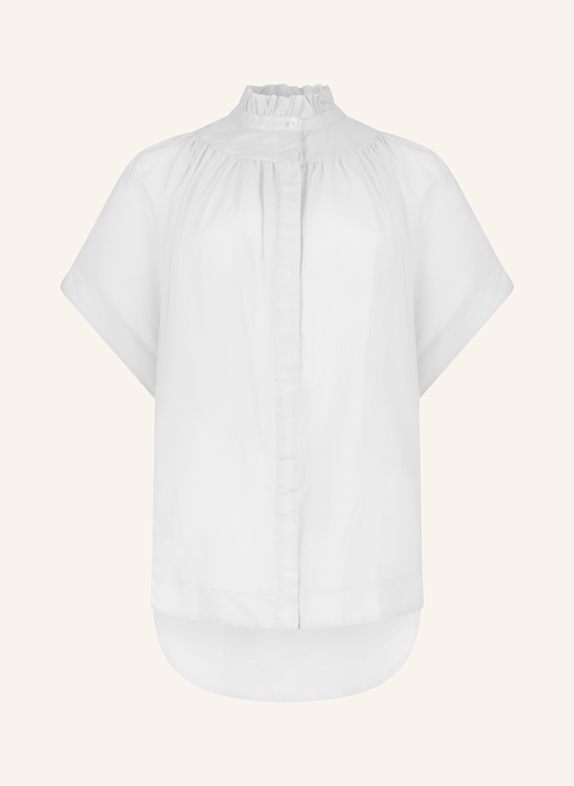 Helene Galwas Bluse aus Baumwoll-Seiden Mischung IDIS WEISS