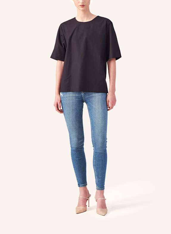Helene Galwas Bluse aus Baumwolle IDUNA SCHWARZ