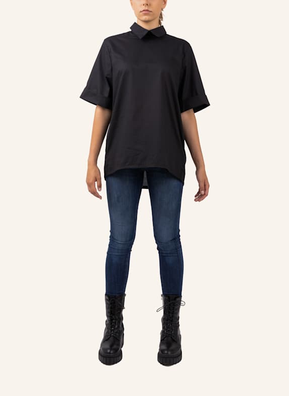 Helene Galwas Bluse aus Baumwolle FAY SCHWARZ