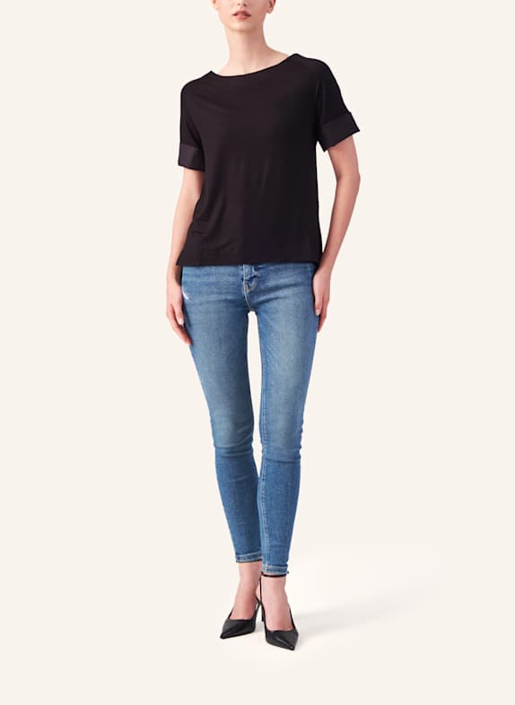Helene Galwas T-Shirt aus Viskose ARIELRE SCHWARZ