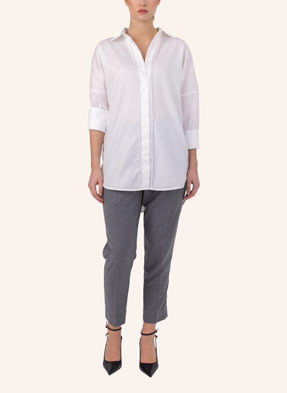 Helene Galwas Bluse aus Baumwolle EMANARE WEISS