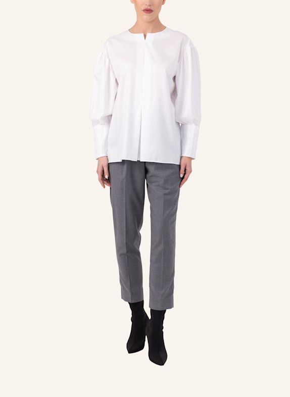 Helene Galwas Bluse aus Baumwolle EDELFARE WEISS