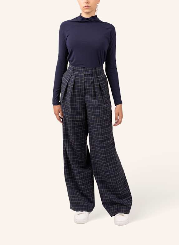 Helene Galwas Longsleeve aus Modal HERDA BLAU