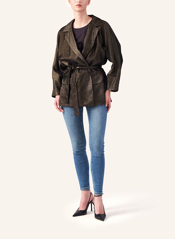 Helene Galwas Blazer Jacke aus feinem Samt HALEA SCHWARZ