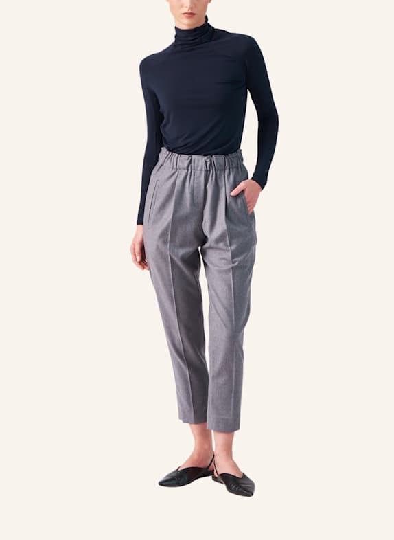 Helene Galwas Hose im Jogger-Stil aus Wolle LOLA GRAU