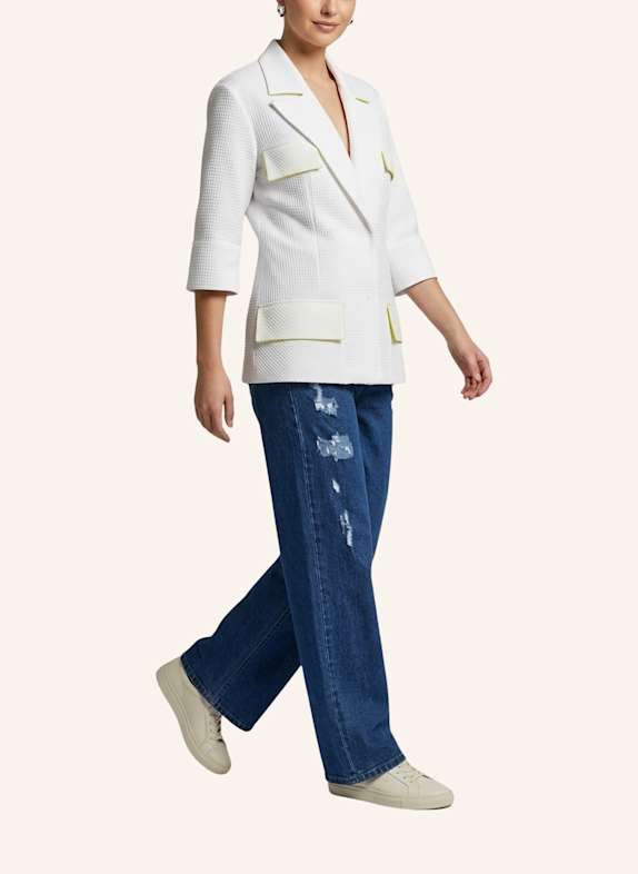 Helene Galwas Feminin taillierter Sommerblazer GEMMARE WEISS