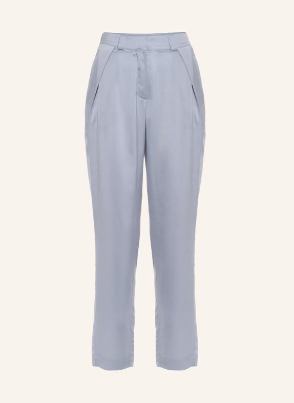 Helene Galwas Lockere Highwaist Hose BRIGITTE SILBER