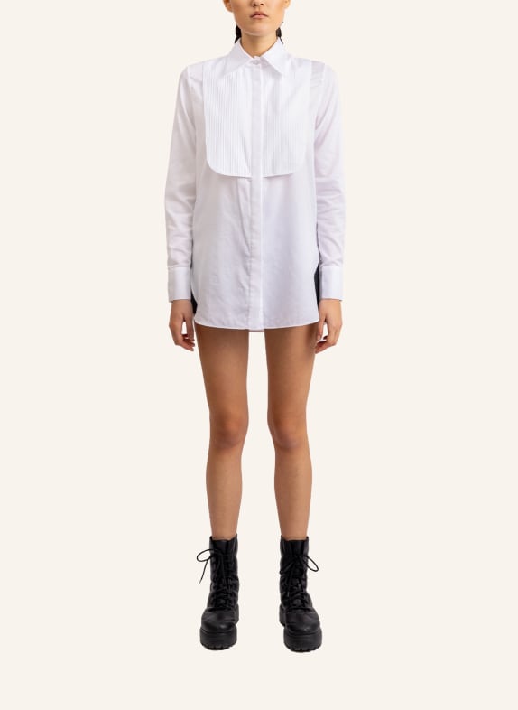 Helene Galwas Langarm Bluse aus Baumwolle HADA WEISS