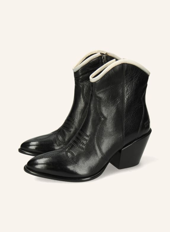 Chelsea Boots für Herren Cowboy-Boots DARLEEN 2 SCHWARZ