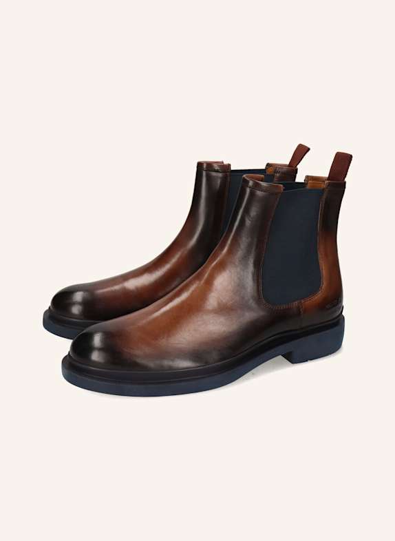 Chelsea Boots für Herren Ankle-Boots RON 5 BRAUN