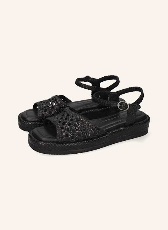 MELVIN & HAMILTON Platform-Sandalen VIM 3 SCHWARZ