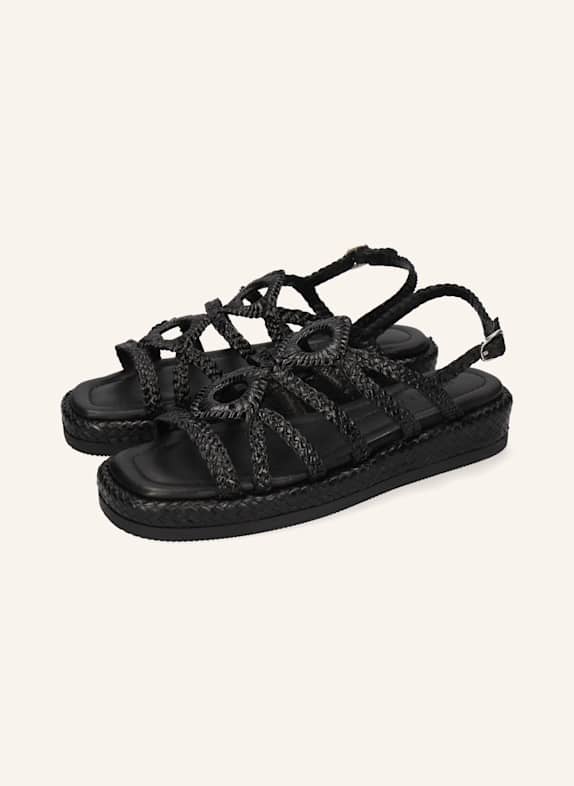 MELVIN & HAMILTON Platform-Sandalen VIM 4 SCHWARZ