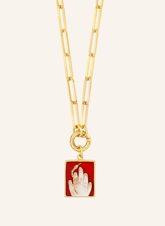 Maximova Jewelry Halskette TWISTED LOVE RED GOLD