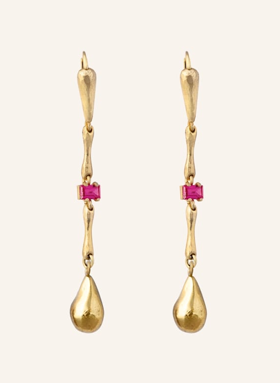 Maximova Jewelry Ohrhänger TRUE COLOURS GOLD/ ROT