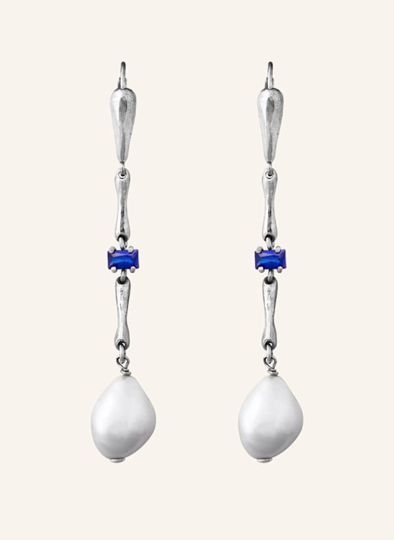 Maximova Jewelry Ohrhänger MOTHER OF PEARL SILVER SILBER/ BLAU