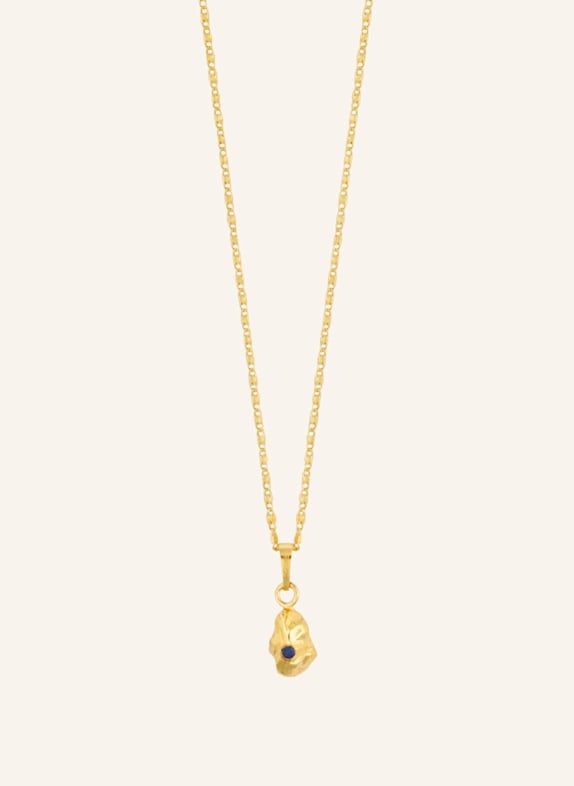 Maximova Jewelry Halskette GOLDEN DEW GOLD/ BLAU