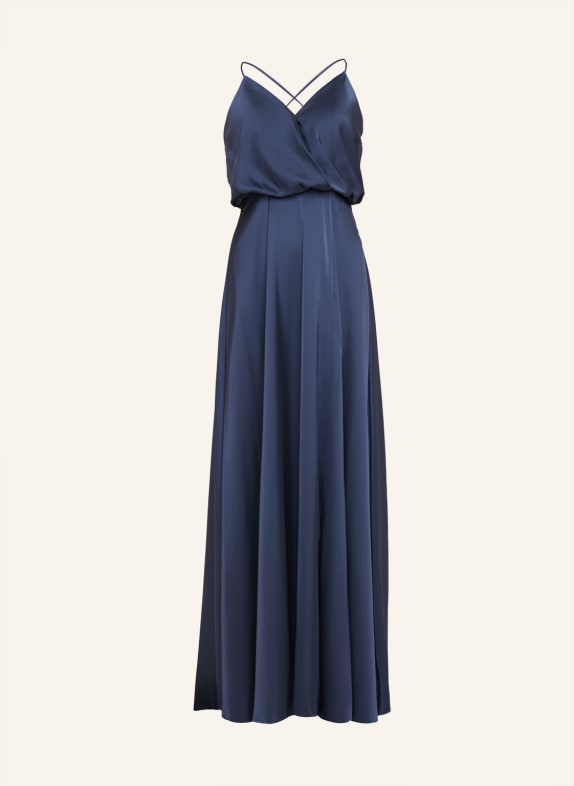 unique Kleid LUXE SLIP DRESS BLAU