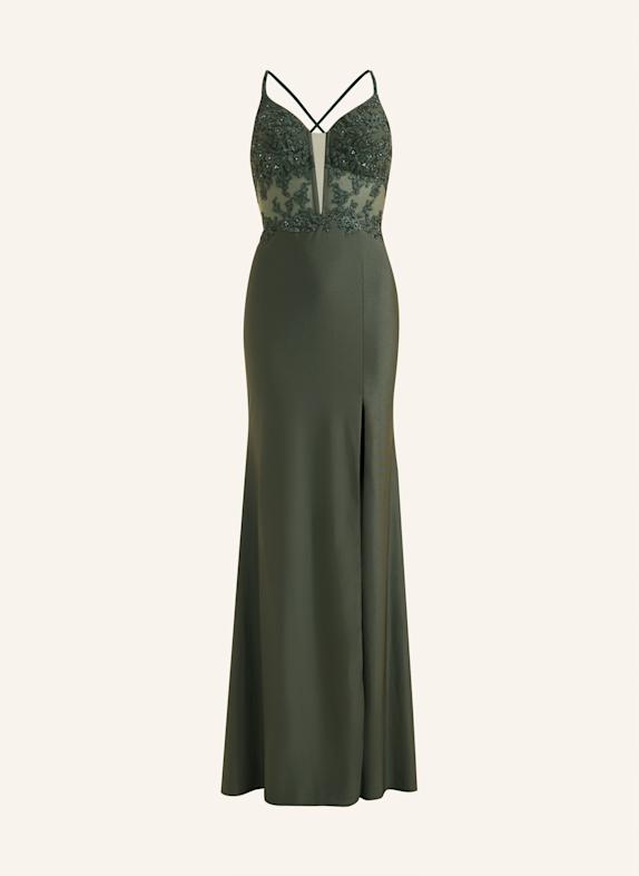 unique Kleid ETHEREAL GRACE DRESS GRAU/ GRÜN