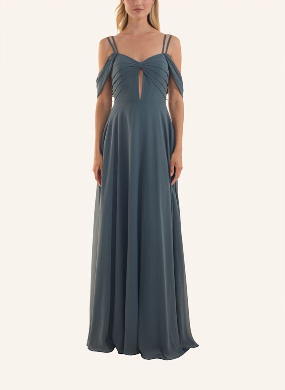 LAONA Kleid CHARMING EVENING DRESS GRAU/ GRÜN