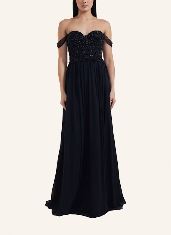 unique Kleid MIDNIGHT GRACE SCHWARZ