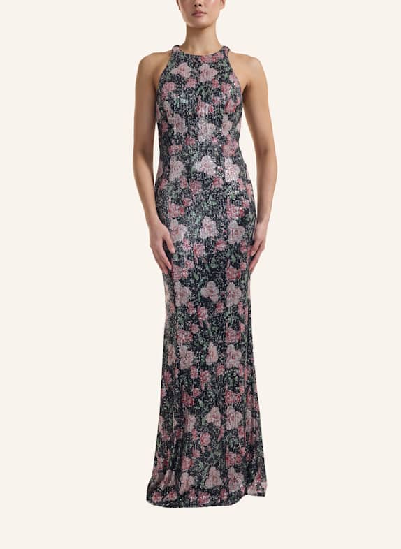 unique Kleid MUST-HAVE FLORAL DRESS SCHWARZ