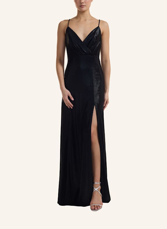 unique Kleid METAL MIRACLE DRESS SCHWARZ