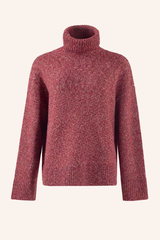 ADLYSH OVERSIZED PULLOVER MIT WOLLE ROT