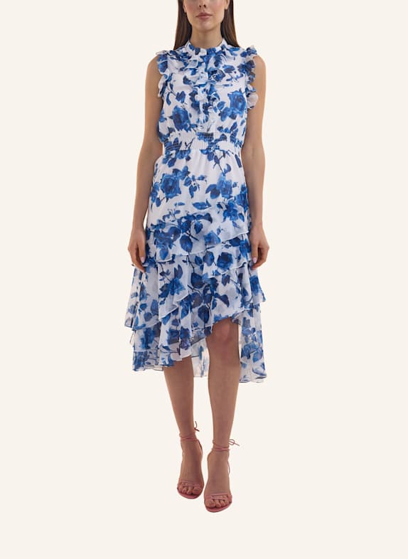 ADLYSH CUTE APPEAL DRESS BLAU/ WEISS