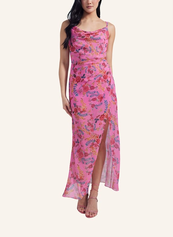ADLYSH Sommerkleid DAHLIA FLOWERS DRESS PINK