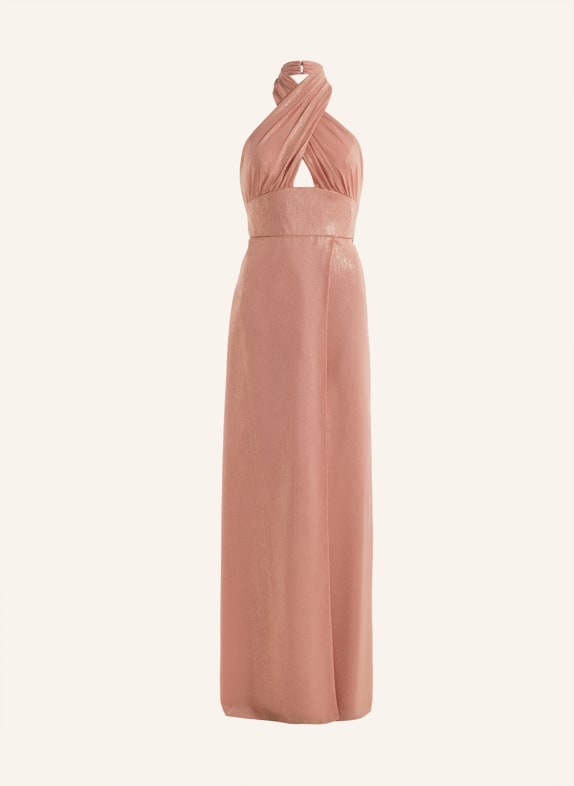 unique Abendkleid SHINING ELEGANCE DRESS ROSA/ GOLD