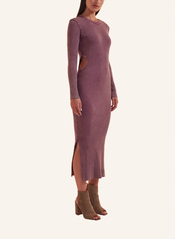 ADLYSH Kleid PLUM RIB DRESS LILA