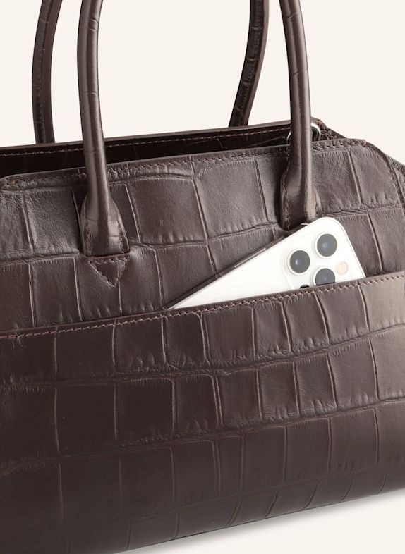 KAAI Umhängetasche MINI VOYAGER DUNKELBRAUN