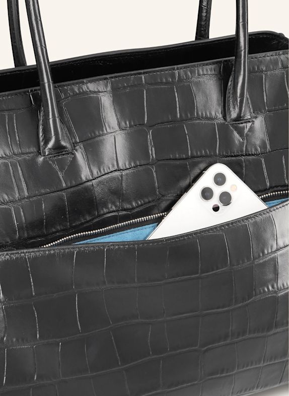 KAAI Schultertasche VOYAGER SCHWARZ