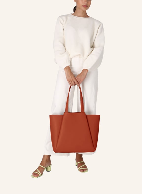 KAAI Schultertasche PYRAMID DUNKELORANGE