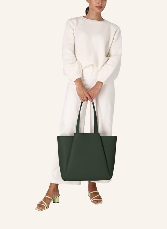 KAAI Schultertasche PYRAMID DUNKELGRÜN