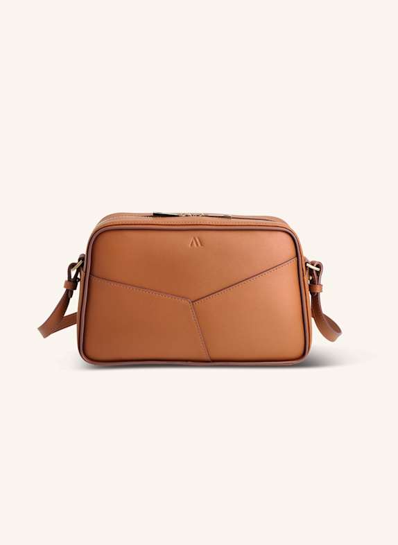 KAAI Umhängetasche MINI BOWLER COGNAC