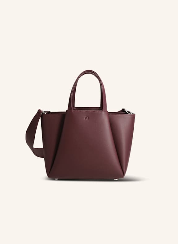 KAAI Umhängetasche MINI PYRAMID DUNKELROT