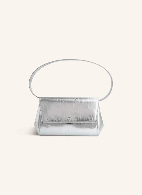 KAAI Umhängetasche IKON CLUTCH SILBER