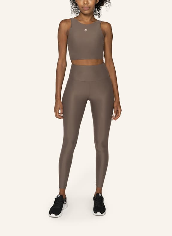 HORIZON ATHLETIC Leggings BASÒDINO BRAUN