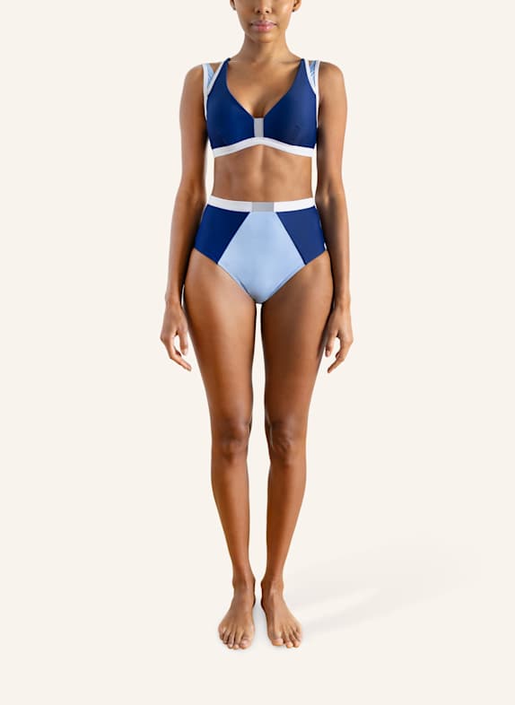 HORIZON ATHLETIC Bikinis ARAFURA HELLBLAU/ DUNKELBLAU
