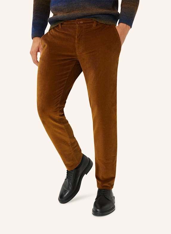 BRAX Cordhose STYLE FABIO JOG DUNKELBRAUN