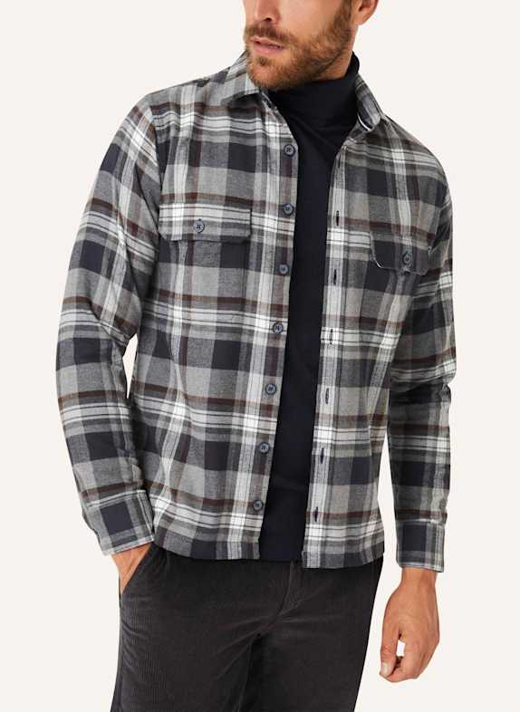 BRAX Overshirt STYLE KAY DUNKELBLAU